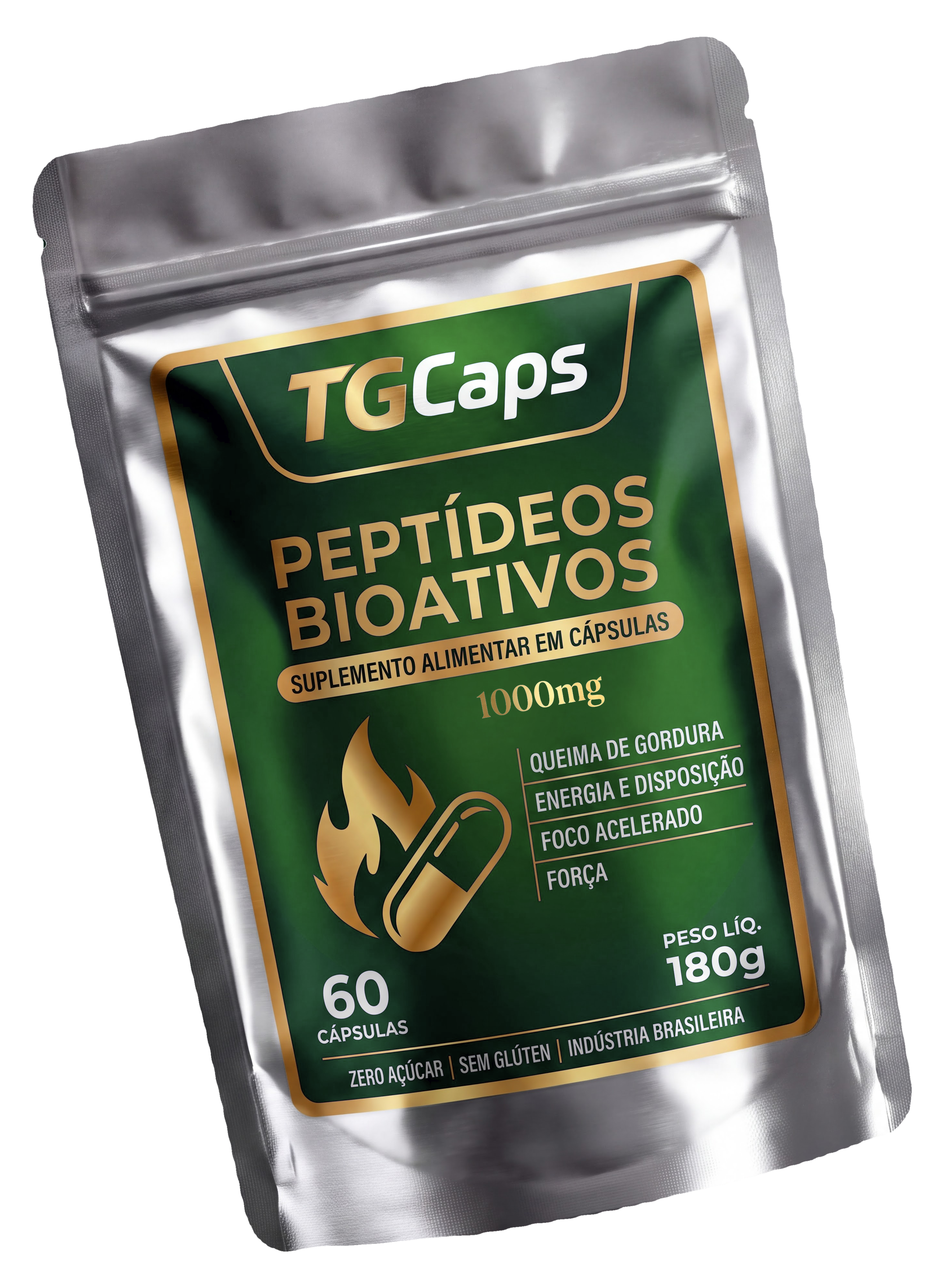Sachê metalizado individual TGcaps
